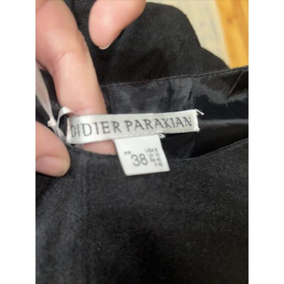 Didier Parakian Virgin Wool And Cashmere Blend Sleeveless Dress Size 8 - Picture 7 of 8